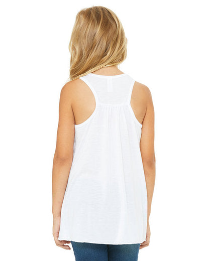 B8800Y Bella + Canvas Youth Flowy Racerback Tank