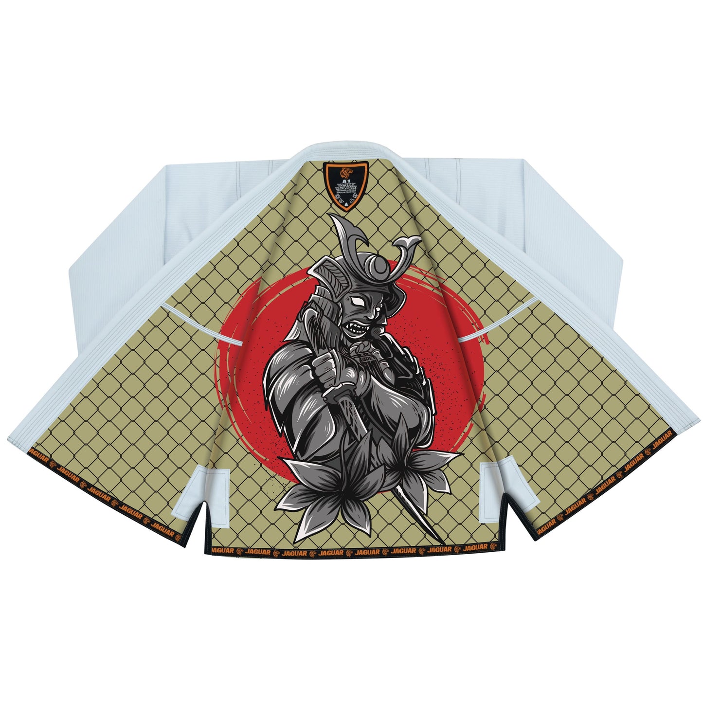 Jaguar Pro Gear – Samurai Armor Inner Sublimated - Pro Brazilian Jiu Jitsu BJJ Kimono Gi Uniform Unisex Pure Cotton