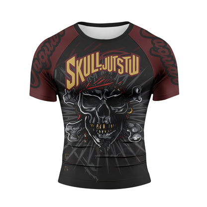 Skull Jiu Jitsu - Premium Sublimated Rashguard Kids Adults Unisex