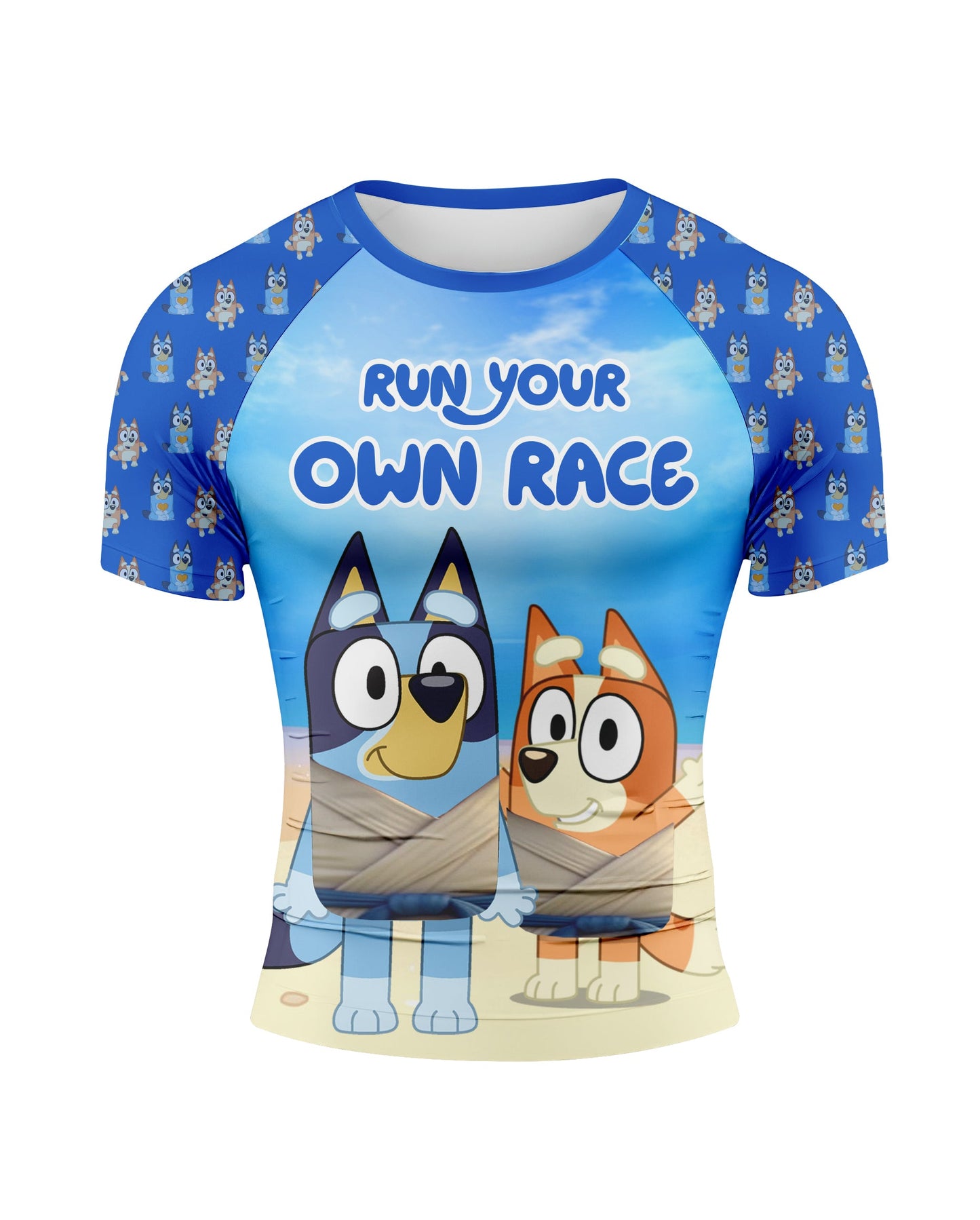 Run Your Own Race - Premium Sublimated Rashguard Kids Adults Unisex