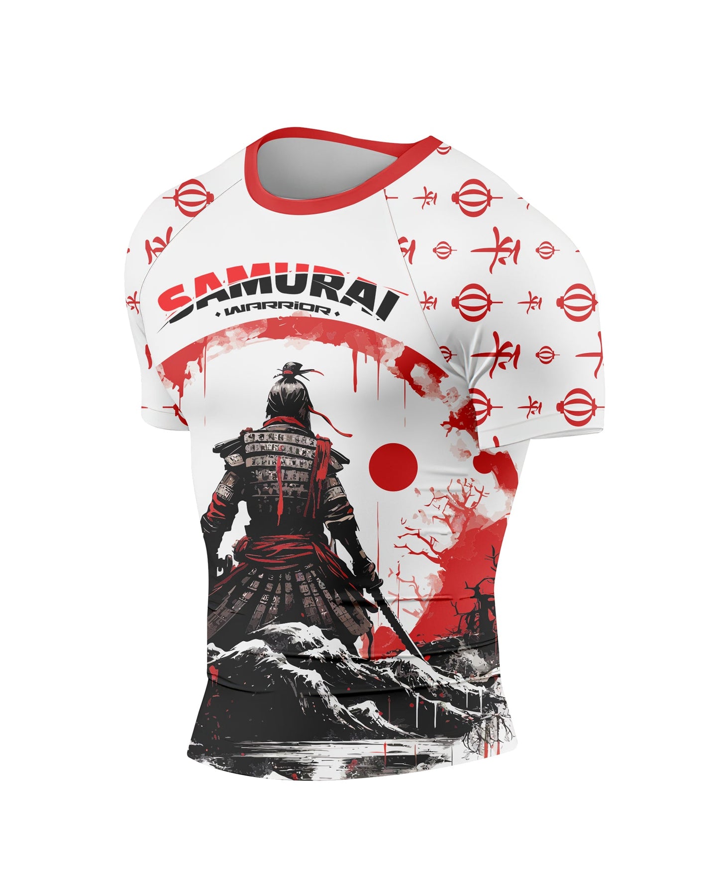 Samurai Warrior - Premium Sublimated Rashguard Kids Adults Unisex