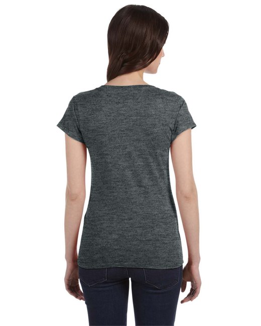 G64VL Gildan Ladies' SoftStyle® Fitted V-Neck T-Shirt