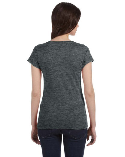 G64VL Gildan Ladies' SoftStyle® Fitted V-Neck T-Shirt