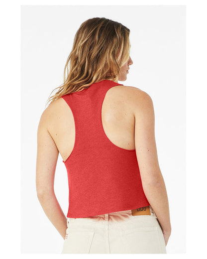6682 Bella + Canvas Ladies' Racerback Cropped Tank
