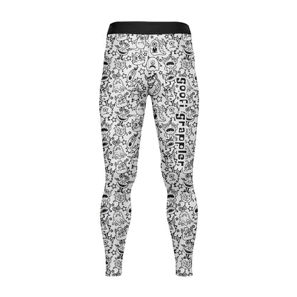 Goofi Grappler - Premium Compression Pant Unisex Workout Yoga And Casual