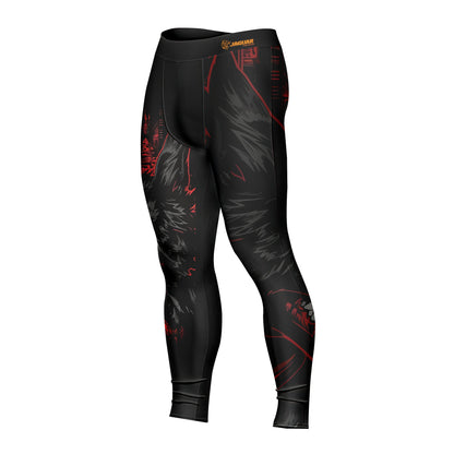 THE WOLF - Premium Compression Pant Unisex Workout Yoga And Casual