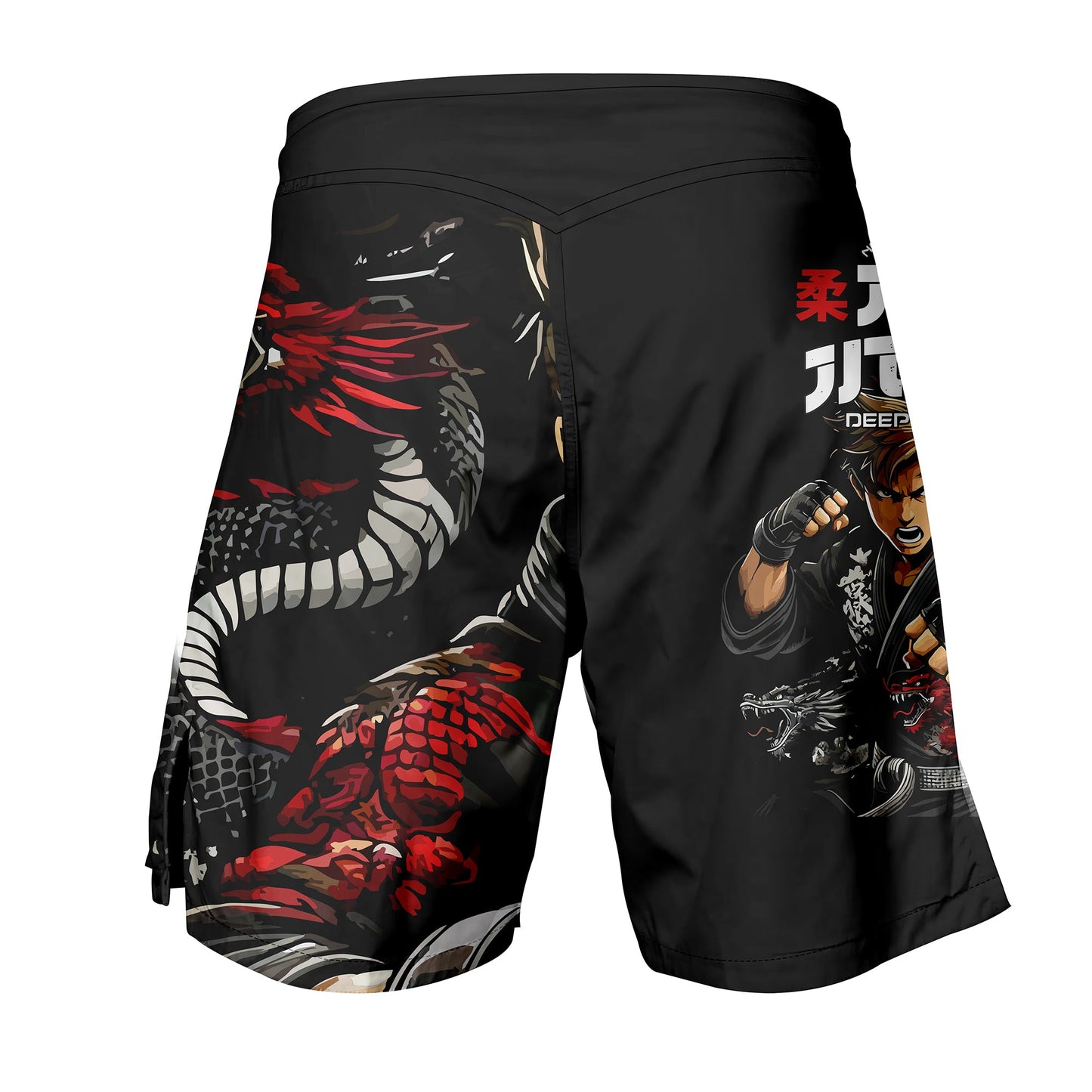 Dragon - Premium Sublimated MMA & BJJ Short For Mixed Martial Arts Boxing Muay Thai Training & Fight