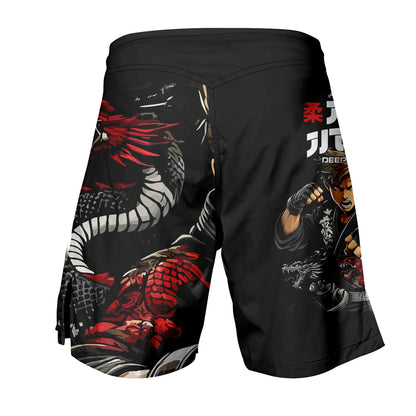 Dragon - Premium Sublimated MMA & BJJ Short For Mixed Martial Arts Boxing Muay Thai Training & Fight