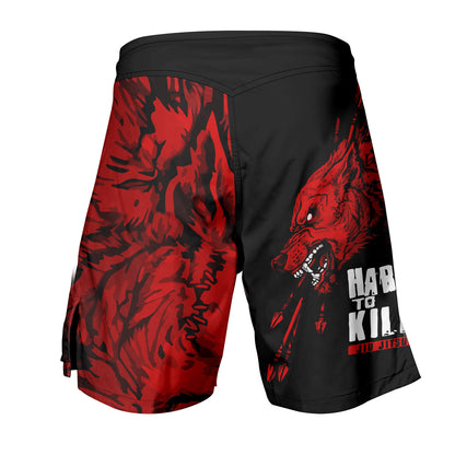 Hard Kill - Premium Sublimated MMA & BJJ Short For Mixed Martial Arts Boxing Muay Thai Training & Fight