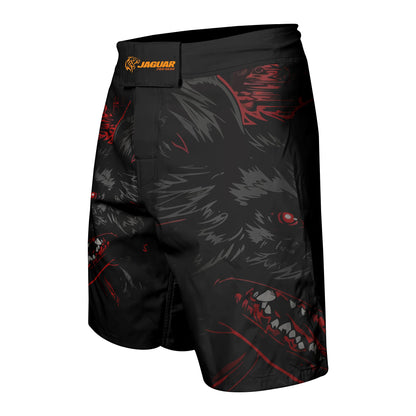 The Wolf - Premium Sublimated MMA & BJJ Short For Mixed Martial Arts Boxing Muay Thai Training & Fight