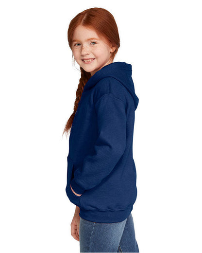 G186B Gildan Youth Heavy Blend™ Full-Zip Hooded Sweatshirt