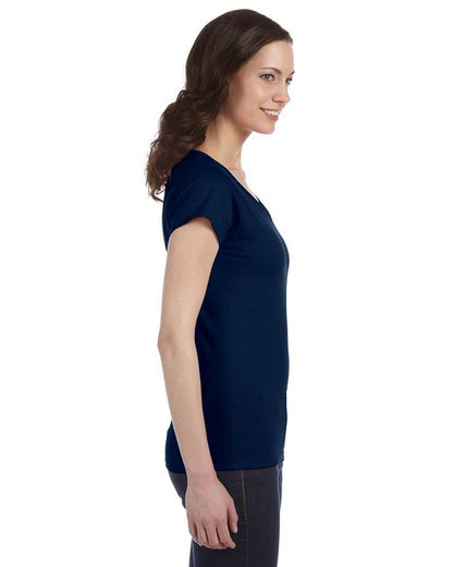 G64VL Gildan Ladies' SoftStyle® Fitted V-Neck T-Shirt