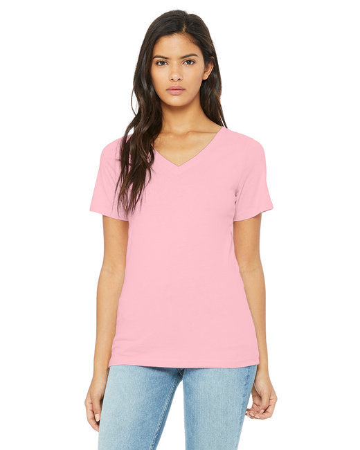 6405 Bella + Canvas Ladies' Relaxed Jersey V-Neck T-Shirt