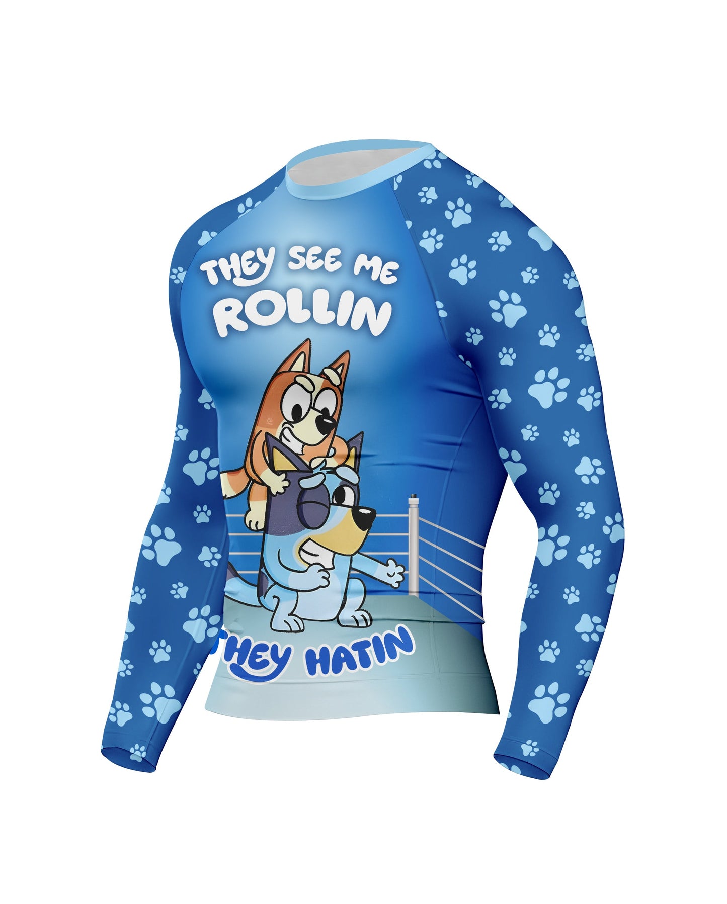 They See Me Rollin - Premium Sublimated Rashguard Kids Adults Unisex