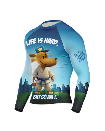 Life Is Hard - Premium Sublimated Rashguard Kids Adults Unisex