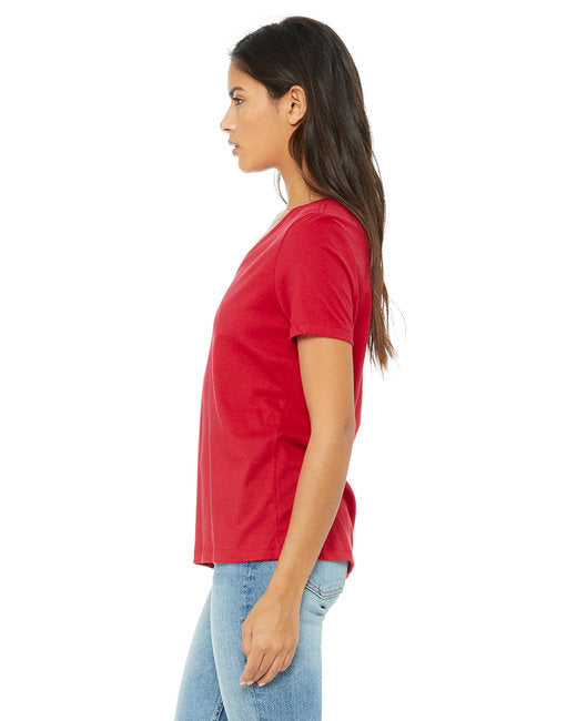 6405 Bella + Canvas Ladies' Relaxed Jersey V-Neck T-Shirt