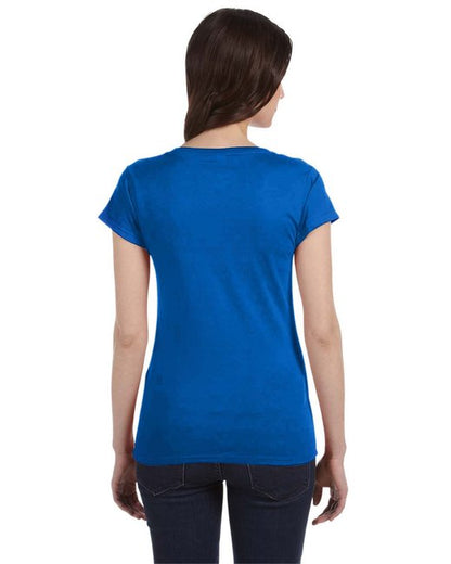G64VL Gildan Ladies' SoftStyle® Fitted V-Neck T-Shirt