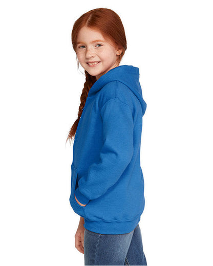 G186B Gildan Youth Heavy Blend™ Full-Zip Hooded Sweatshirt