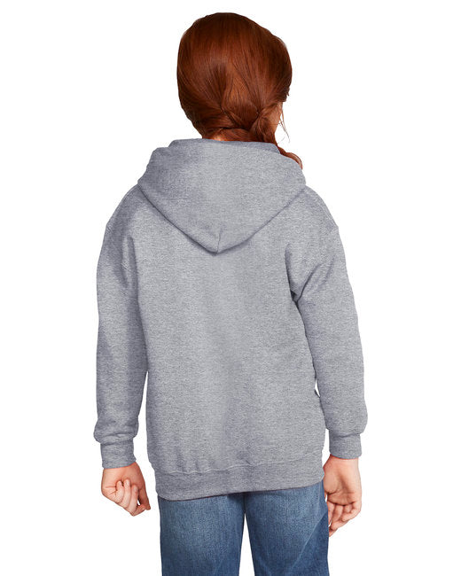 G186B Gildan Youth Heavy Blend™ Full-Zip Hooded Sweatshirt
