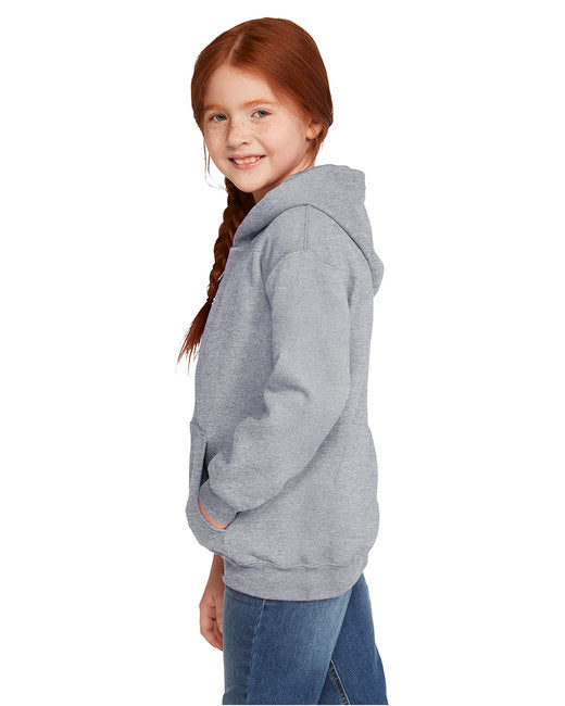 G186B Gildan Youth Heavy Blend™ Full-Zip Hooded Sweatshirt