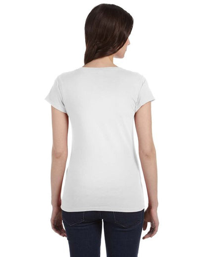 G64VL Gildan Ladies' SoftStyle® Fitted V-Neck T-Shirt