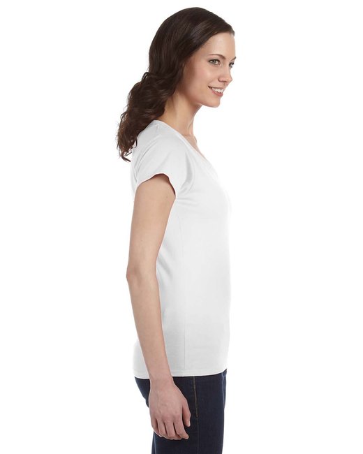 G64VL Gildan Ladies' SoftStyle® Fitted V-Neck T-Shirt