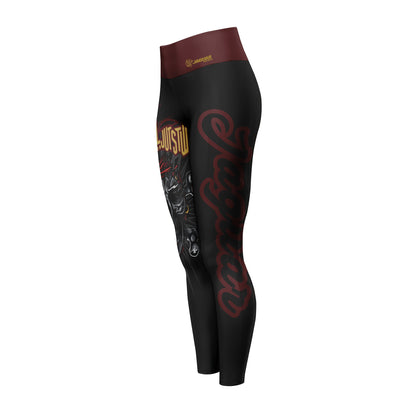 SKULL JIU JITSU - Premium Compression Pant Unisex Workout Yoga And Casual